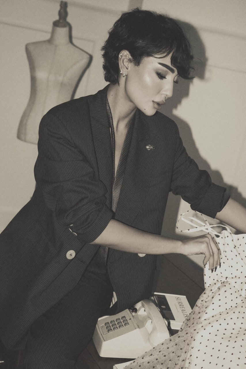 Behind the Maison: Building Le Point Zénith.