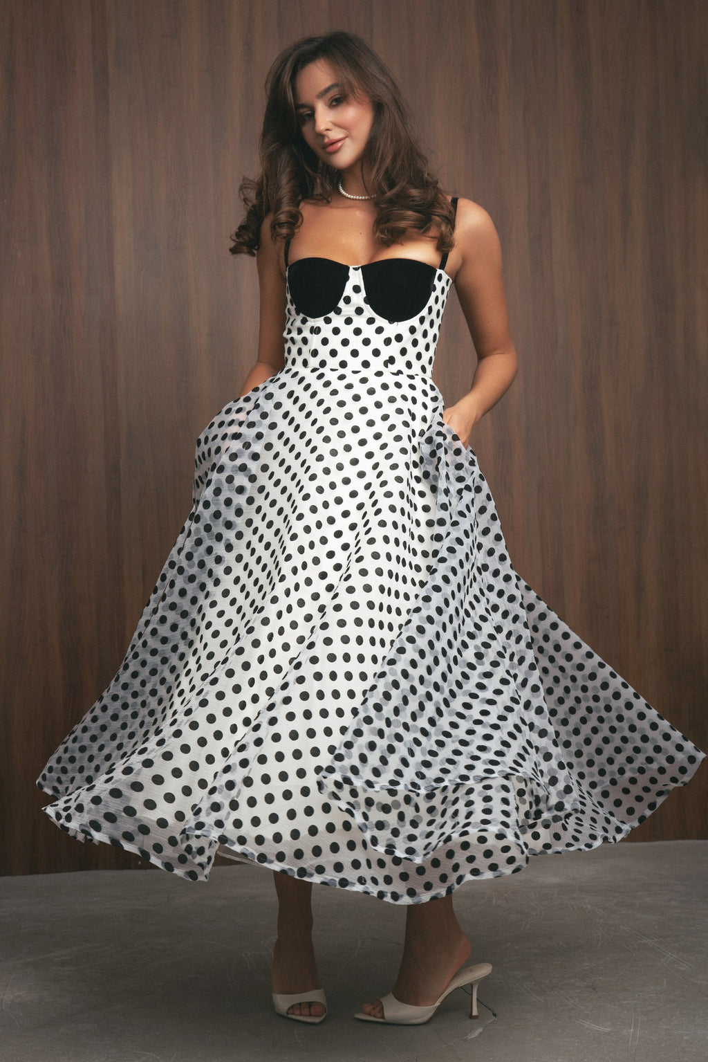 The Vivian Polka Dress